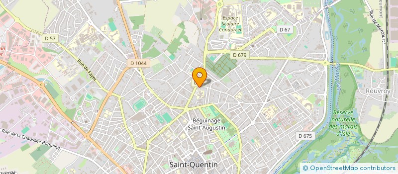 localisation de l'entreprise MONSIEUR SYLVAIN BALIQUE à SAINT-QUENTIN