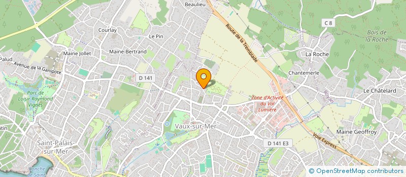 localisation de l'entreprise MONSIEUR SYLVAIN BALLEUX  VAUX-SUR-MER