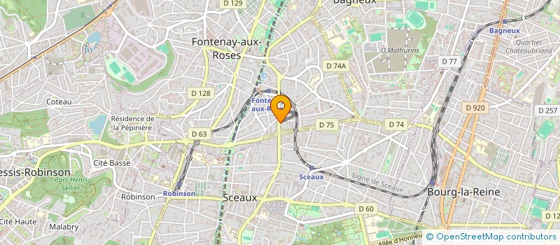 localisation de l'entreprise MONSIEUR SYLVAIN BARBAT à FONTENAY-AUX-ROSES