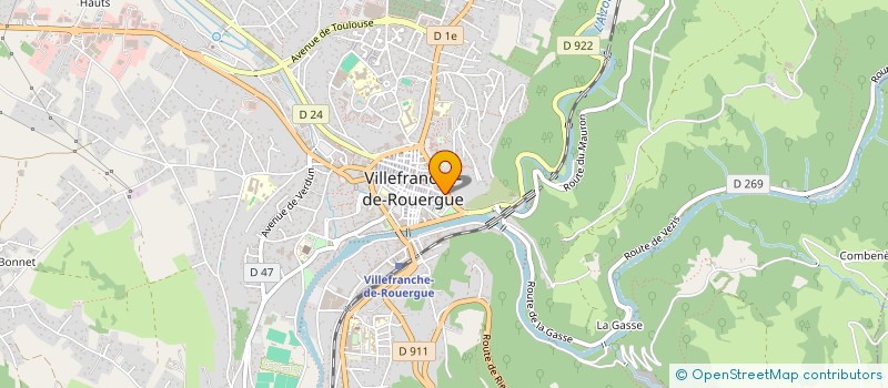 localisation de l'entreprise MONSIEUR SYLVAIN BARBE  VILLEFRANCHE-DE-ROUERGUE