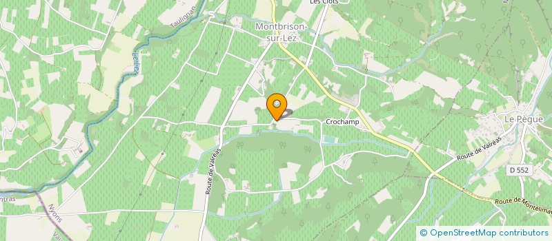 localisation de l'entreprise MONSIEUR SYLVAIN BARJAVEL  MONTBRISON-SUR-LEZ