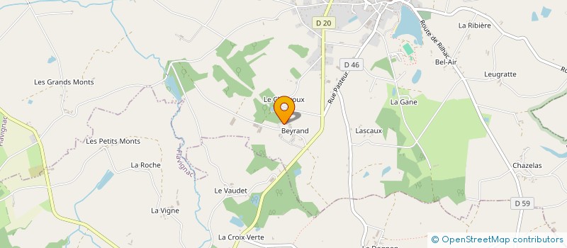 localisation de l'entreprise MONSIEUR SYLVAIN BARRET  FLAVIGNAC