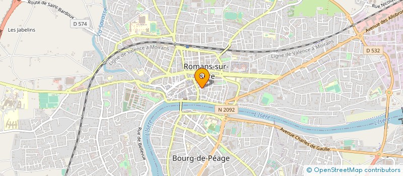 localisation de l'entreprise MONSIEUR SYLVAIN BARRY MOTTUEL  ROMANS-SUR-ISERE