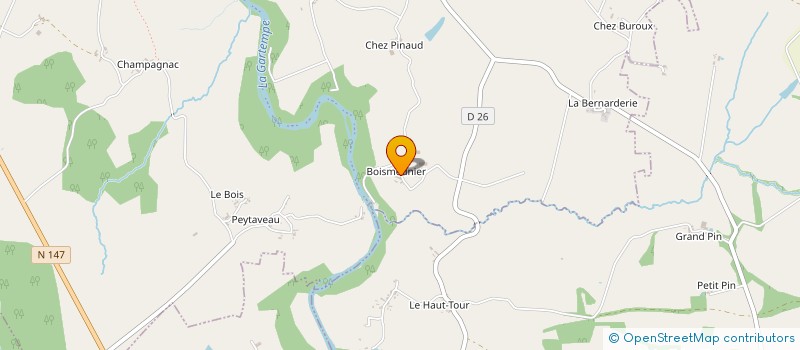 localisation de l'entreprise MONSIEUR SYLVAIN BARTHELEMY à VAL-D'OIRE-ET-GARTEMPE