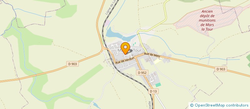 localisation de l'entreprise MONSIEUR SYLVAIN BASTIEN  MARS-LA-TOUR