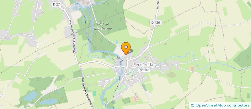 localisation de l'entreprise MONSIEUR SYLVAIN BASUAU  FERRIERE-LA-PETITE