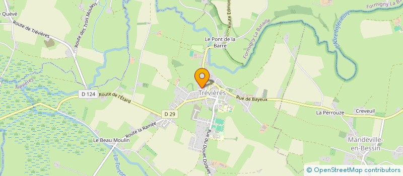 localisation de l'entreprise MONSIEUR SYLVAIN BATAILLE  TREVIERES