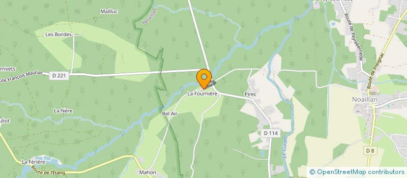 localisation de l'entreprise MONSIEUR SYLVAIN BATAILLE  NOAILLAN