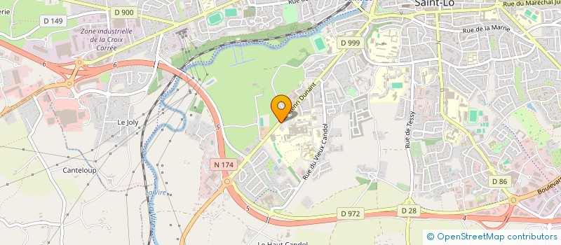 localisation de l'entreprise MONSIEUR SYLVAIN BAULON  SAINT-LO