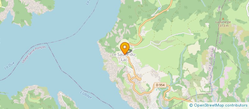 localisation de l'entreprise MONSIEUR SYLVAIN BAYLE  LE SAUZE-DU-LAC