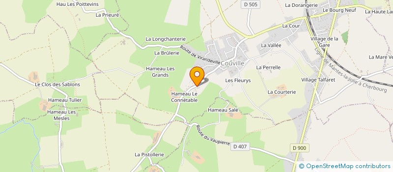 localisation de l'entreprise MONSIEUR SYLVAIN BEAUMONT  COUVILLE