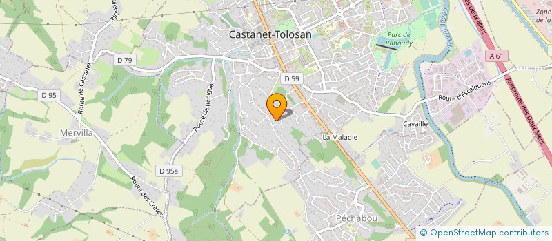 localisation de l'entreprise MONSIEUR SYLVAIN BECKER à CASTANET-TOLOSAN