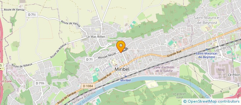 localisation de l'entreprise MONSIEUR SYLVAIN BEL à MIRIBEL