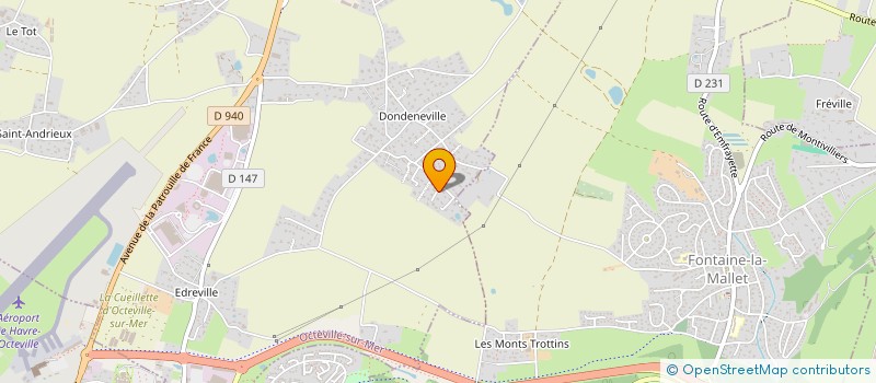 localisation de l'entreprise MONSIEUR SYLVAIN BENARD  OCTEVILLE-SUR-MER