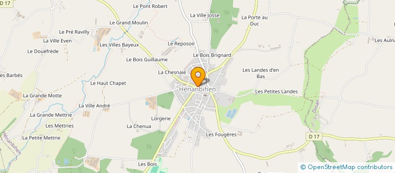 localisation de l'entreprise MONSIEUR SYLVAIN BENOIST  HENANBIHEN