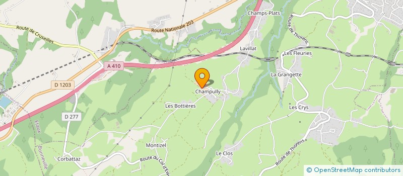 localisation de l'entreprise MONSIEUR SYLVAIN BERCHET  LA ROCHE-SUR-FORON