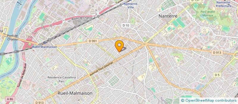 localisation de l'entreprise MONSIEUR SYLVAIN BERGERON à COURBEVOIE