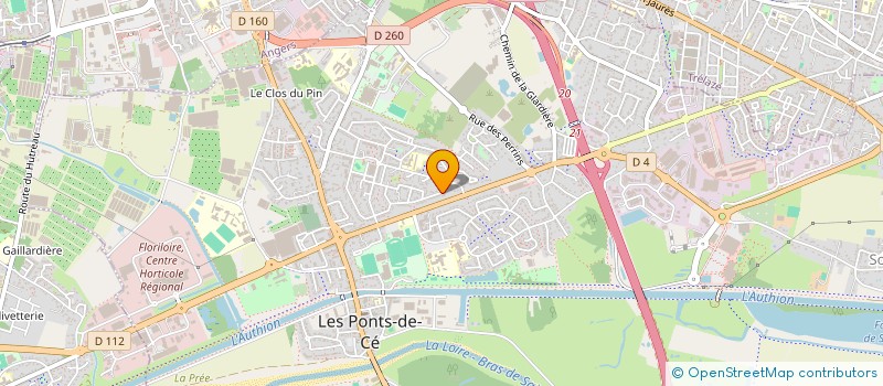 localisation de l'entreprise MONSIEUR SYLVAIN BERNARD à LES PONTS-DE-CE