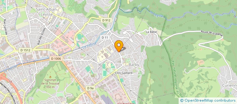 localisation de l'entreprise MONSIEUR SYLVAIN BERNARDON  BARBY