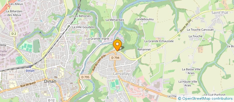 localisation de l'entreprise MONSIEUR SYLVAIN BERTHELOT  LANVALLAY