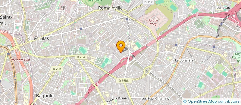 localisation de l'entreprise MONSIEUR SYLVAIN BERTRAND à ROMAINVILLE
