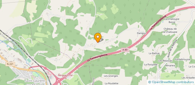 localisation de l'entreprise MONSIEUR SYLVAIN BERTRAND  BASSILLAC ET AUBEROCHE