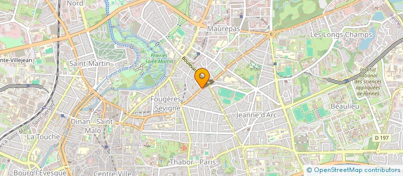 localisation de l'entreprise MONSIEUR SYLVAIN BESSIERE à RENNES