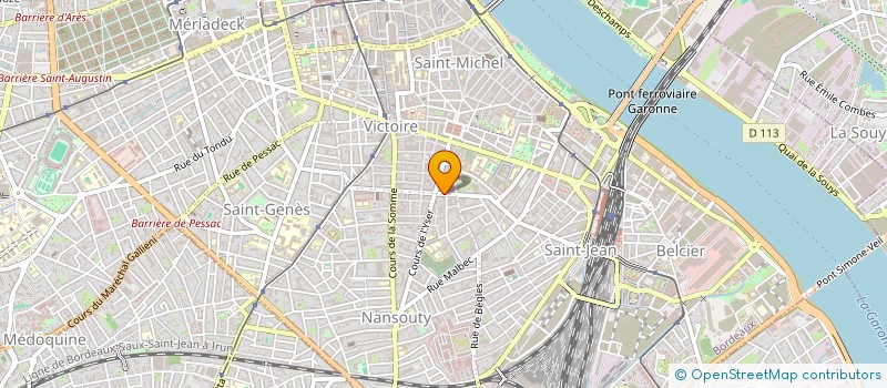 localisation de l'entreprise MONSIEUR SYLVAIN BETBEDER  BORDEAUX