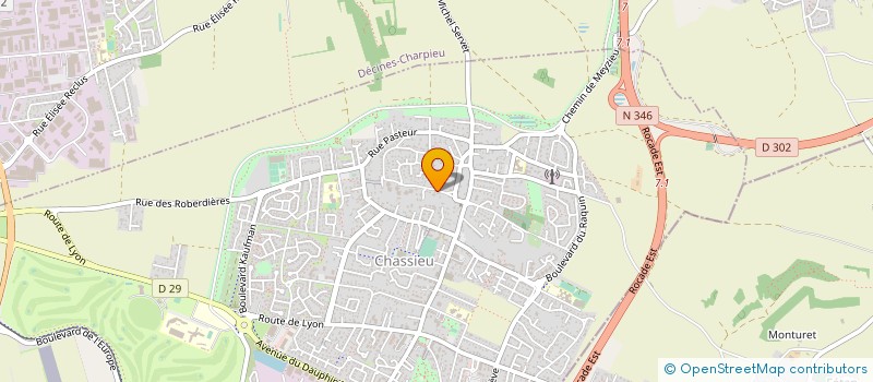 localisation de l'entreprise MONSIEUR SYLVAIN BETTINELLI  CHASSIEU