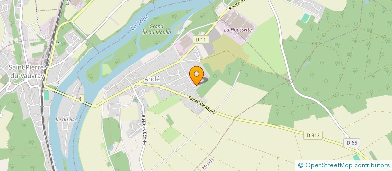 localisation de l'entreprise MONSIEUR SYLVAIN BEUF  ANDE