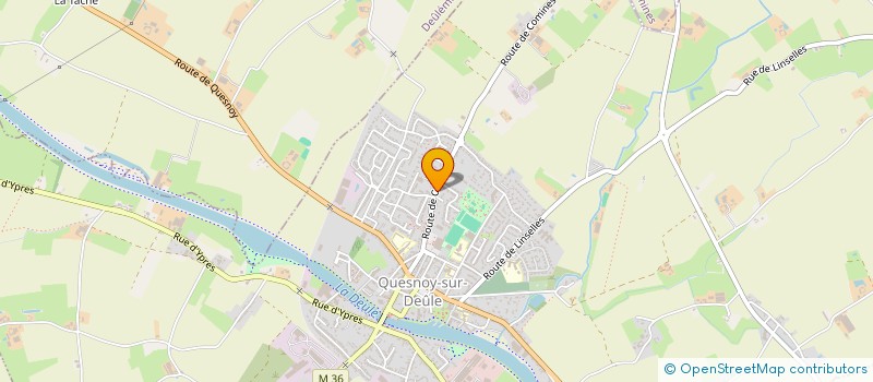 localisation de l'entreprise MONSIEUR SYLVAIN BILLAU à QUESNOY-SUR-DEULE