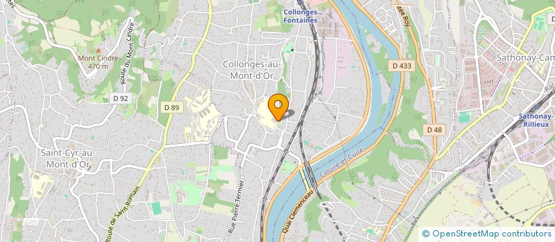 localisation de l'entreprise MONSIEUR SYLVAIN BLANCHARD  COLLONGES-AU-MONT-D'OR