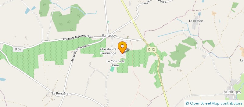 localisation de l'entreprise MONSIEUR SYLVAIN BLANCHET  PARASSY