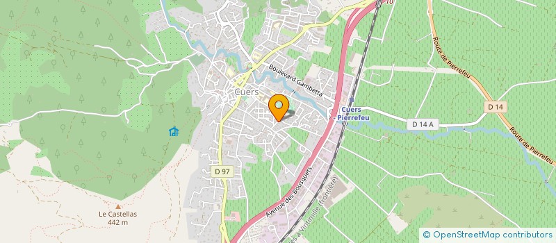 localisation de l'entreprise MONSIEUR SYLVAIN BLUSSEAU  CUERS