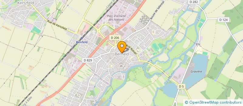 localisation de l'entreprise MONSIEUR SYLVAIN BOEHM  BENFELD