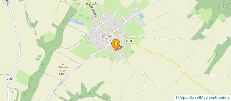 localisation de l'entreprise MONSIEUR SYLVAIN BOIGNET  CANDAS