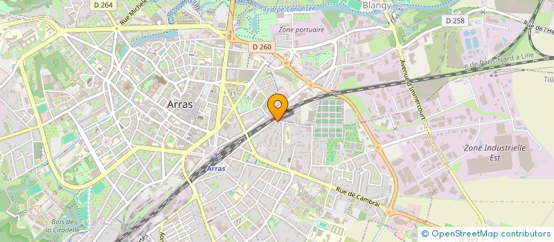localisation de l'entreprise MONSIEUR SYLVAIN BOLLENGIER à ARRAS