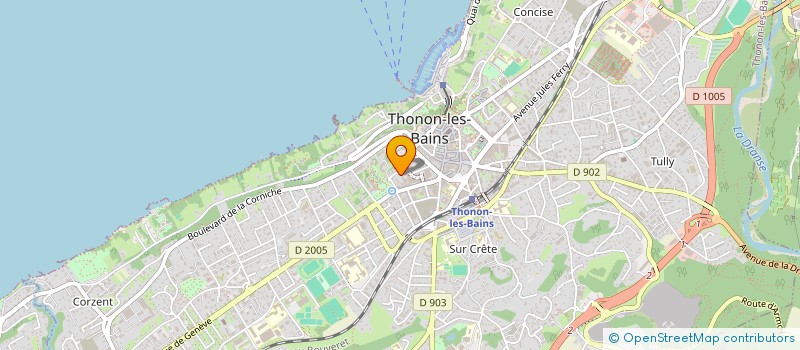 localisation de l'entreprise MONSIEUR SYLVAIN BOLUSSET à THONON-LES-BAINS