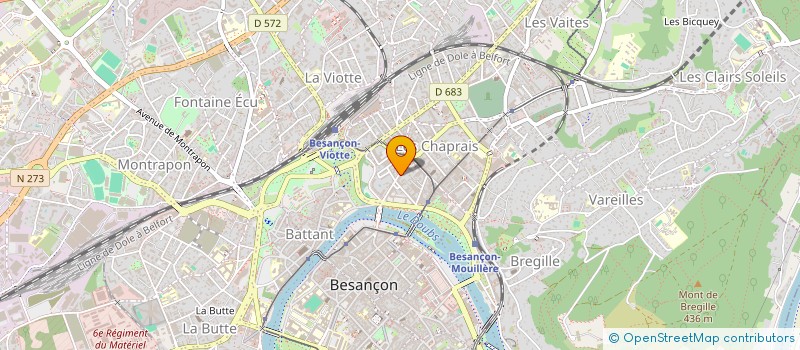 localisation de l'entreprise MONSIEUR SYLVAIN BOMBLED à BESANCON