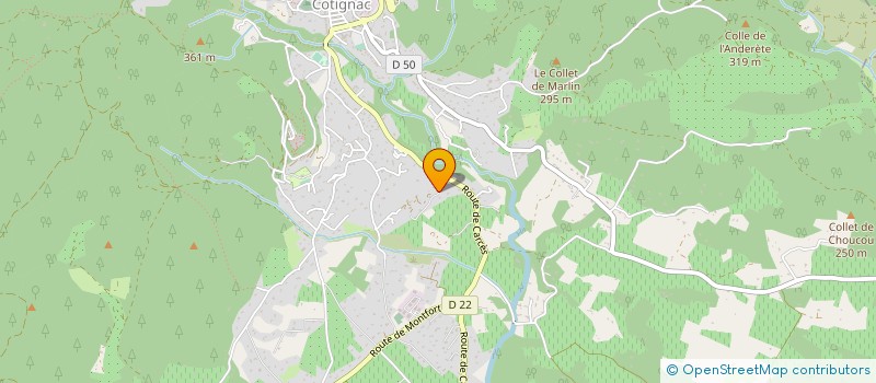 localisation de l'entreprise MONSIEUR SYLVAIN BOMPY  COTIGNAC