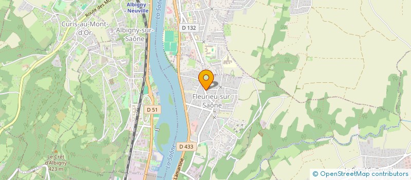 localisation de l'entreprise MONSIEUR SYLVAIN BONINCHI  FLEURIEU-SUR-SAONE