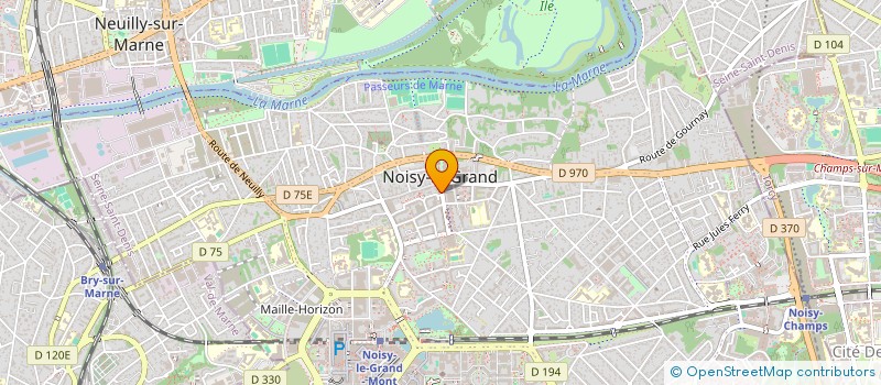 localisation de l'entreprise MONSIEUR SYLVAIN BONNAMY  NOISY-LE-GRAND