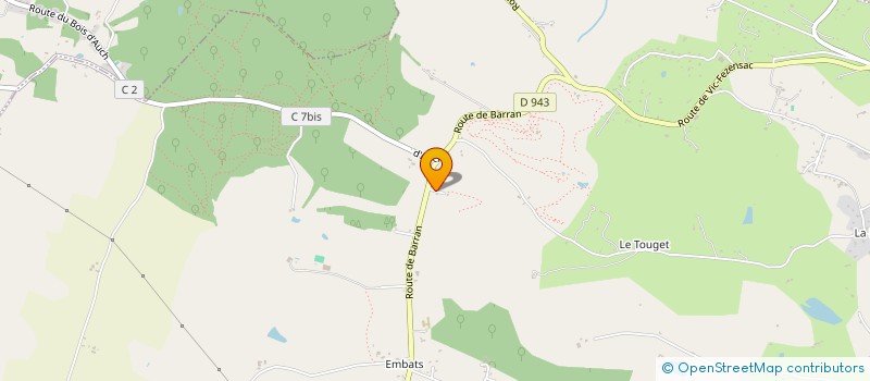 localisation de l'entreprise MONSIEUR SYLVAIN BONNEMAISON  AUCH