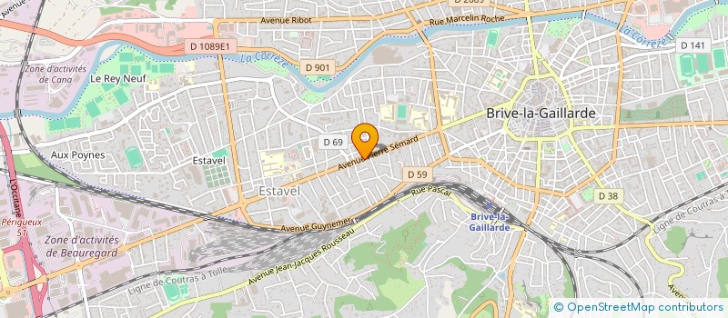 localisation de l'entreprise MONSIEUR SYLVAIN BONNET  BRIVE-LA-GAILLARDE