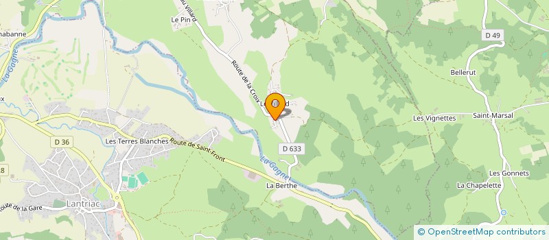 localisation de l'entreprise MONSIEUR SYLVAIN BONNET  SAINT-GERMAIN-LAPRADE