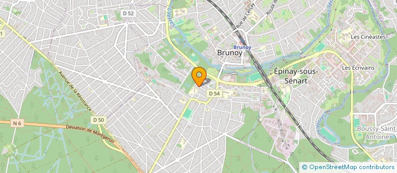 localisation de l'entreprise MONSIEUR SYLVAIN BONNOT  BRUNOY