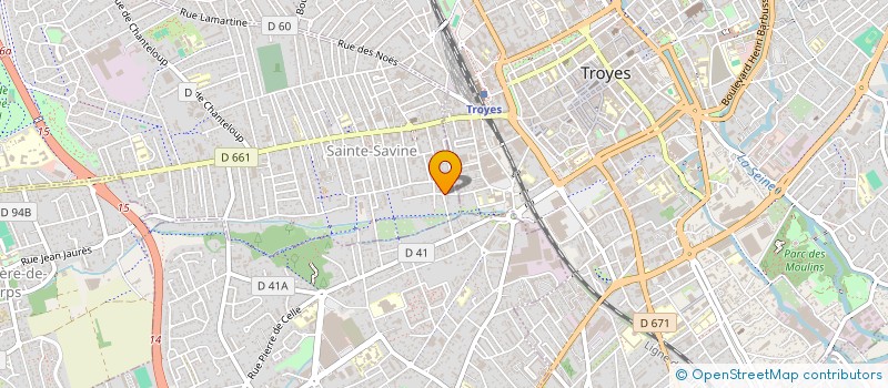 localisation de l'entreprise MONSIEUR SYLVAIN BORDIER  SAINTE-SAVINE