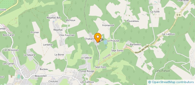 localisation de l'entreprise MONSIEUR SYLVAIN BORDINARO à TRELISSAC