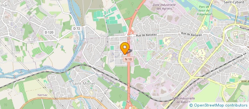 localisation de l'entreprise MONSIEUR SYLVAIN BOSSE à ANGOULEME