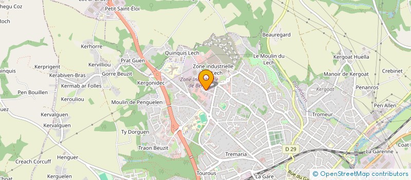 localisation de l'entreprise MONSIEUR SYLVAIN BOTHOREL à LANDERNEAU